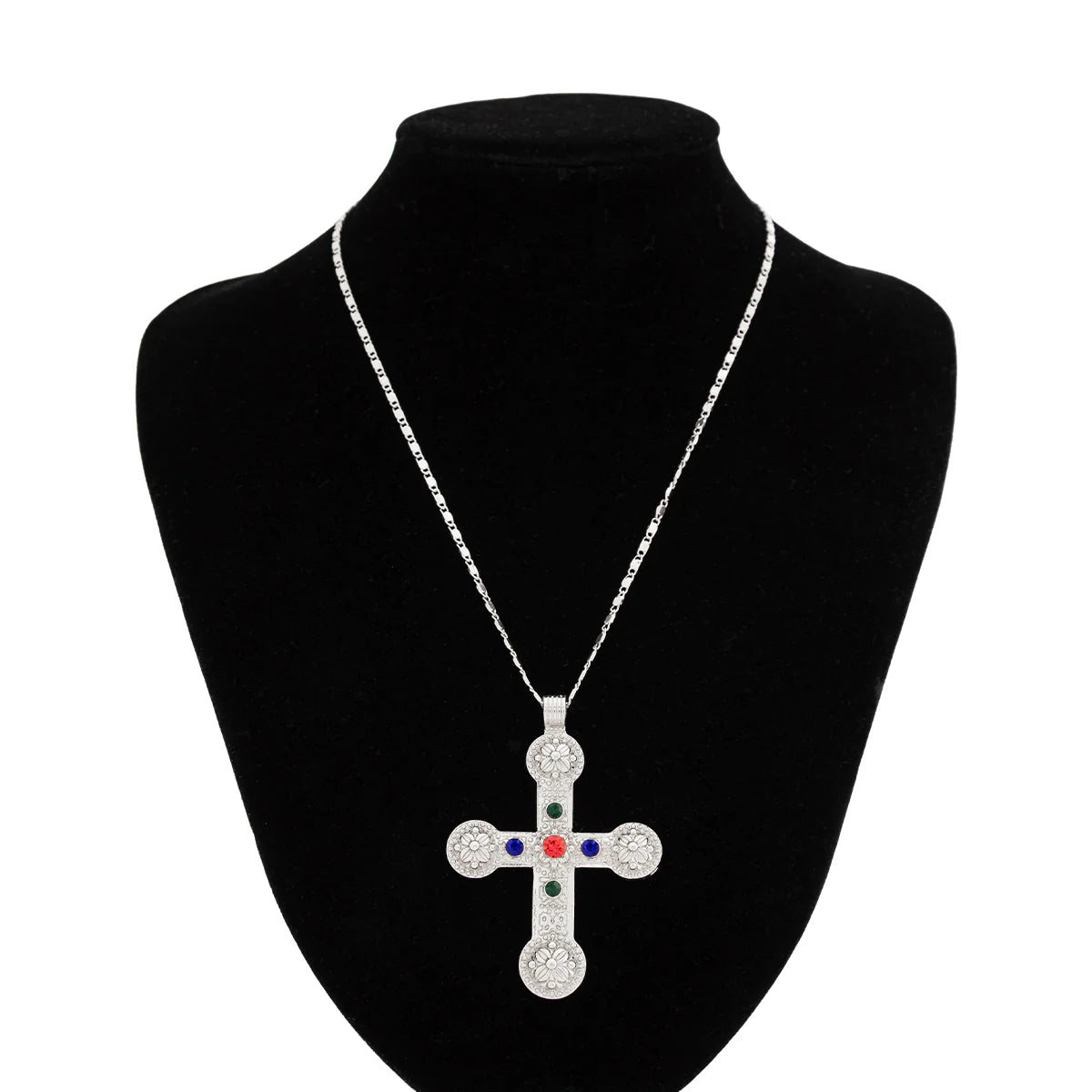 Heavenly Cross Pendant Necklace