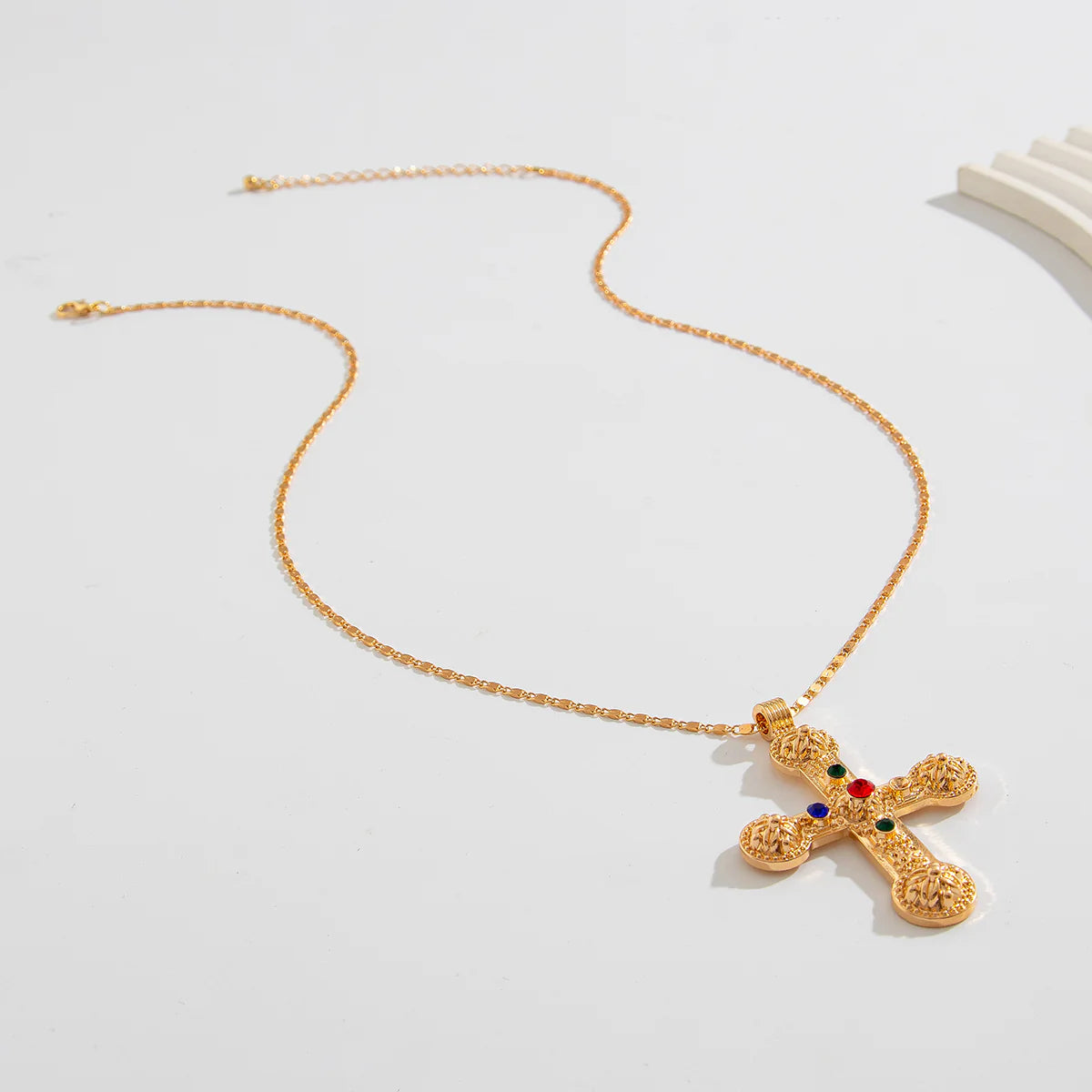 Heavenly Cross Pendant Necklace