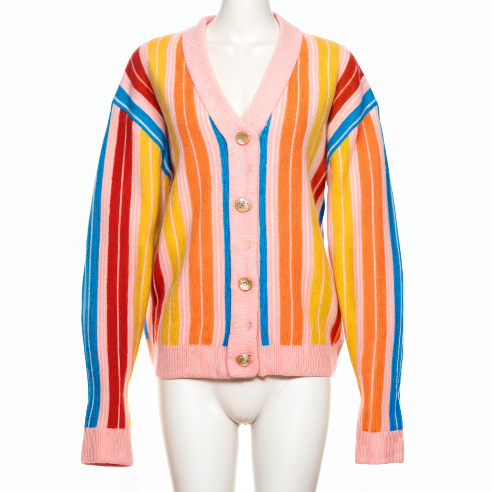 Colorful Serene Spectrum Cardigan