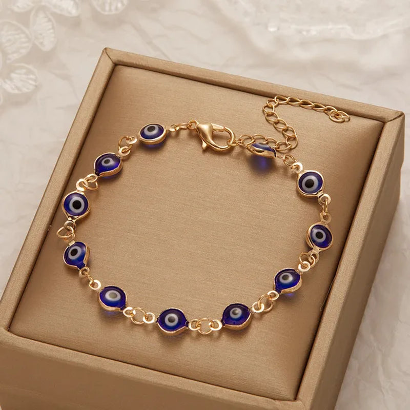 Colorful Evil Eye Bracelet 